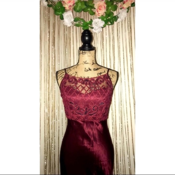 Florencia Flume Dresses & Skirts - Vintage Satin Gown